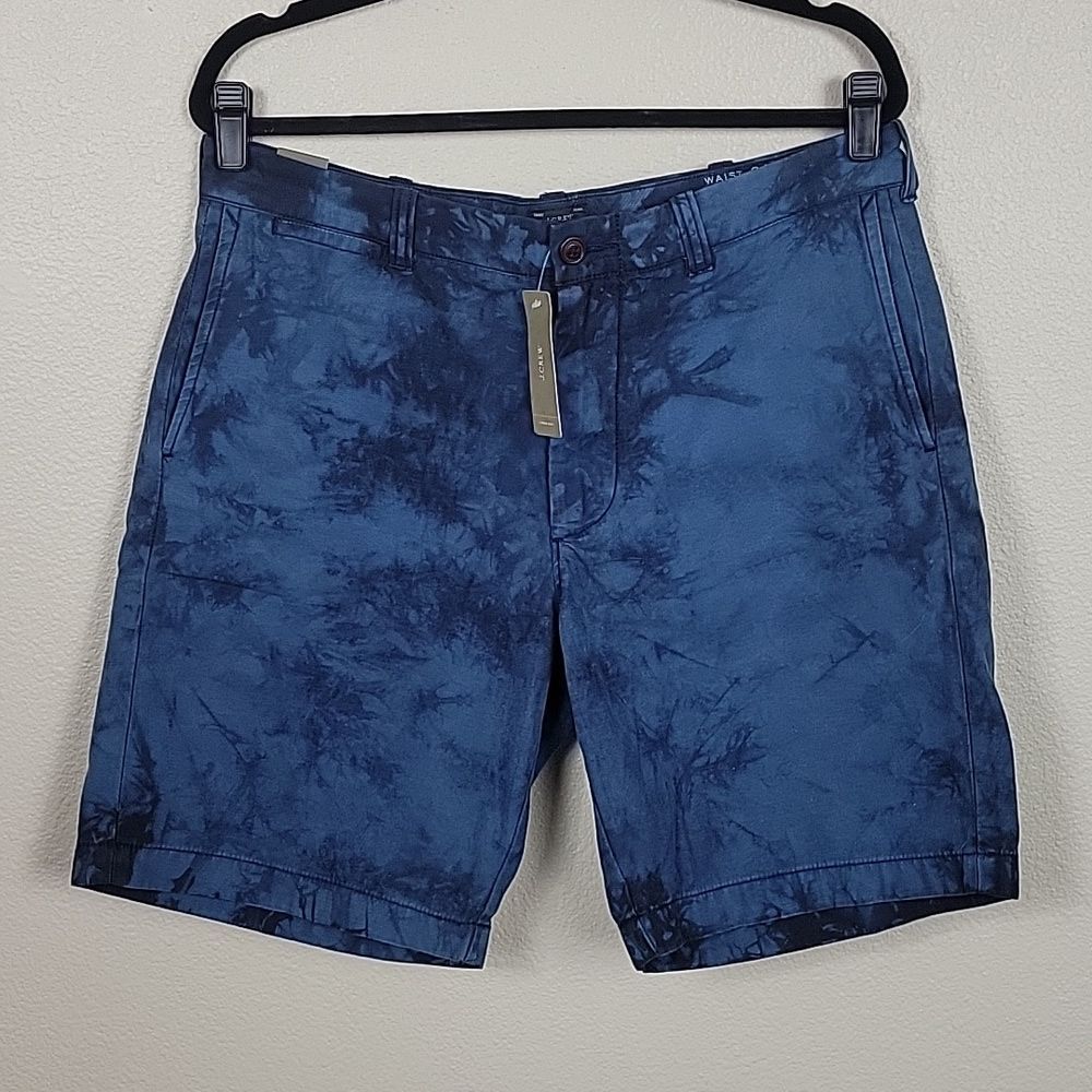 J.Crew Flat Front Tie-Dyed Shorts, Size 34